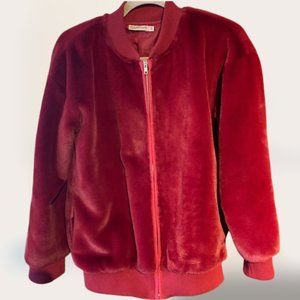 LP / CARMAR | Faux Fur Bomber Jacket (Size S)